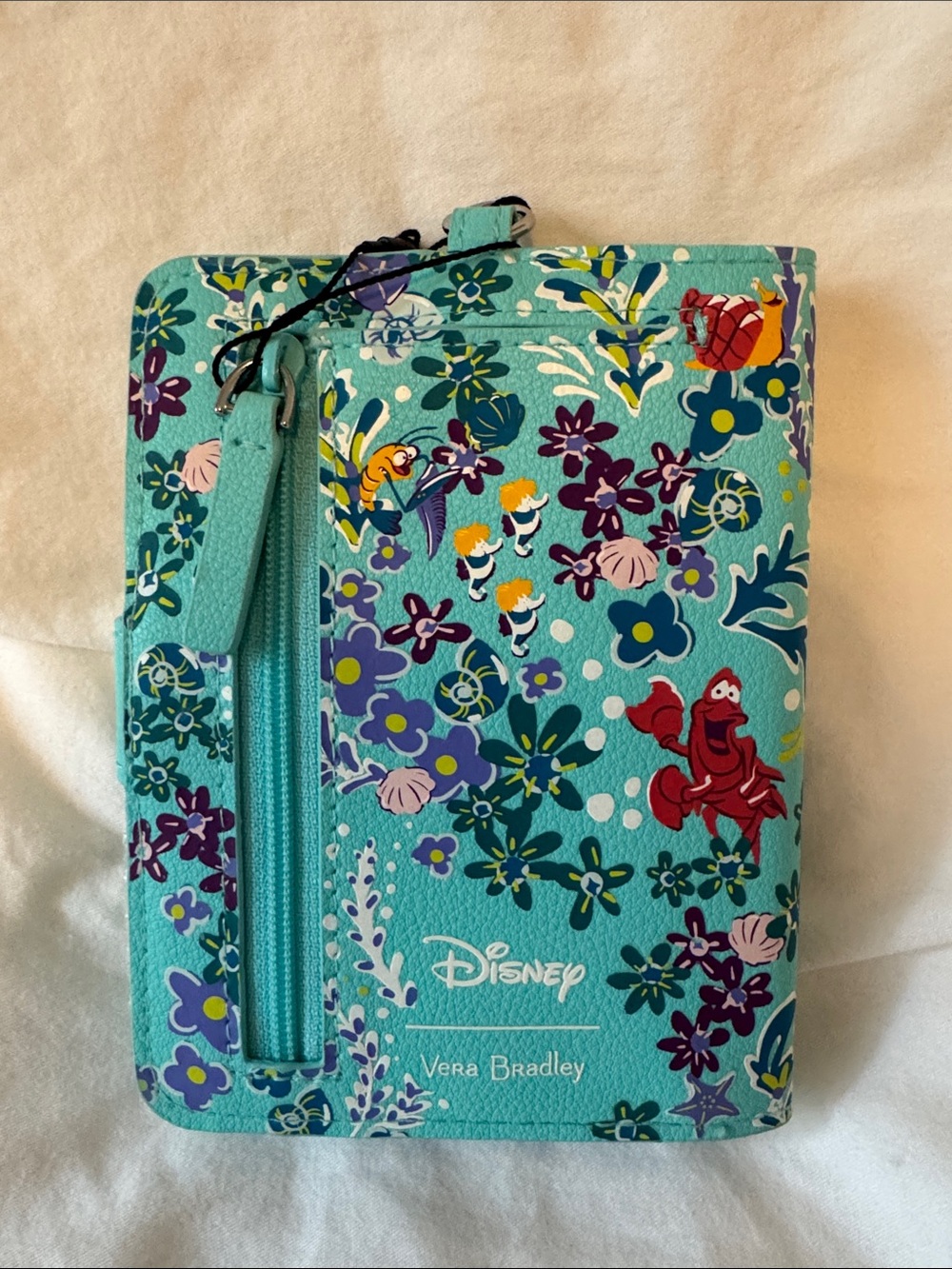 Vera Bradley X The Little Mermaid RFID Travel Passport Wallet - Picture 3 of 6
